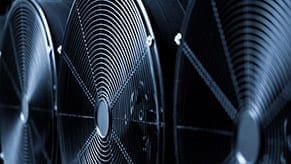 Industrial Fan Drying Industrial fans drying carpet